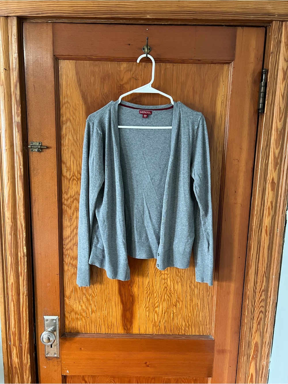 Merona Light Gray Open Front Women's Cardigan